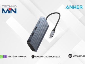 Anker USB-C Hub 7-u-1 A83740A2 Dual HDMI 4K 100W PD Gray