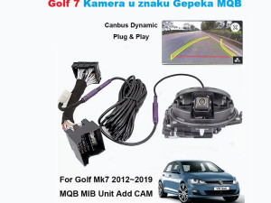 Golf 7 kamera u znaku za Original VW Radio NOVO