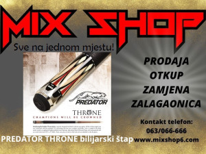 PREDATOR THRONE series 4 bilijarski štap štapovi Bilijar IV