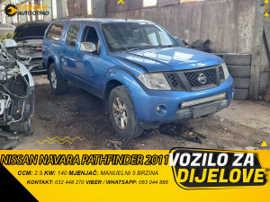 DIJELOVI NISSAN NAVARA PATHFINDER 2011 2.5 140KW MJENJAC MOTOR