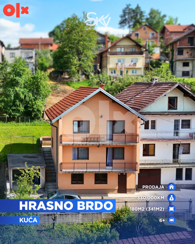 Kuća Novo Sarajevo 180m2, Hrasno, Sarajevo I SKY NEKRETNINE
