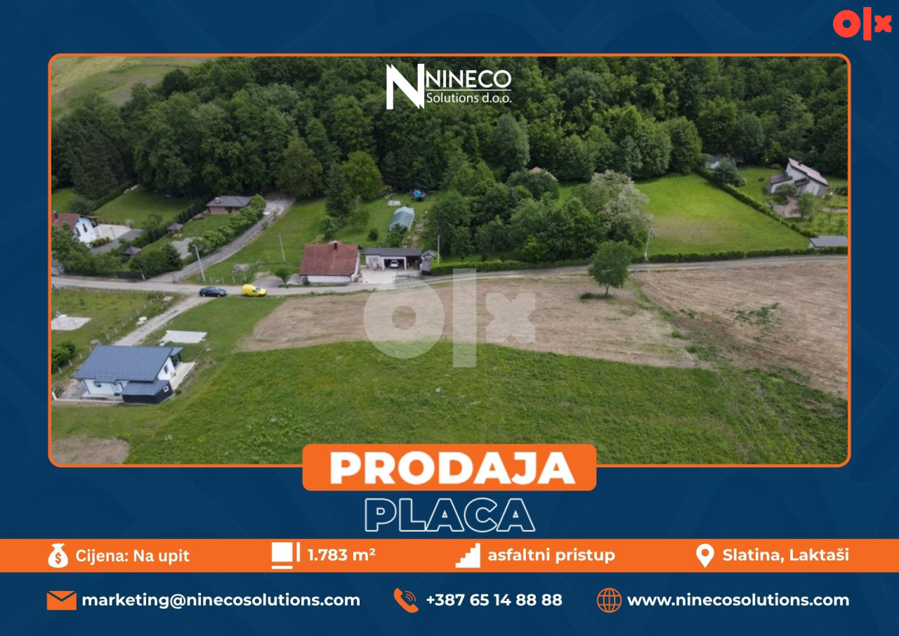 PLAC - SLATINA - LAKTAŠI - 1.783 m2