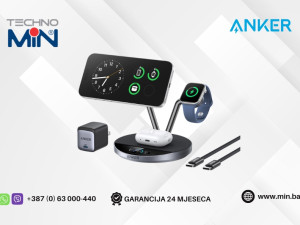 Anker Bežični Punjač Prime Wireless Charging Station 3in1, Black