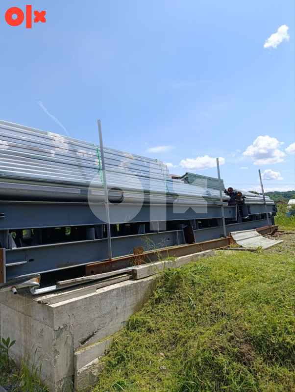 Metalna konstrukcija, hala 50x12.5m