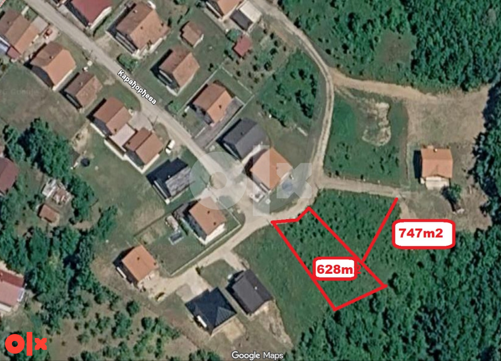 Plac 628m2 Laus 4 kilometra od Centra Banja Luka