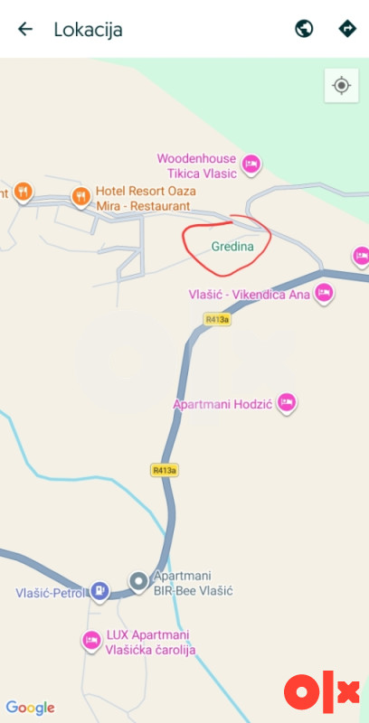 PRODAJEM ATRAKTIVAN PLAC NA VLAŠIĆU 500m2 2