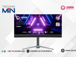 Gaming Monitor LORGAR Pro 34MP1 34" Curved MiniLED VA UWQHD