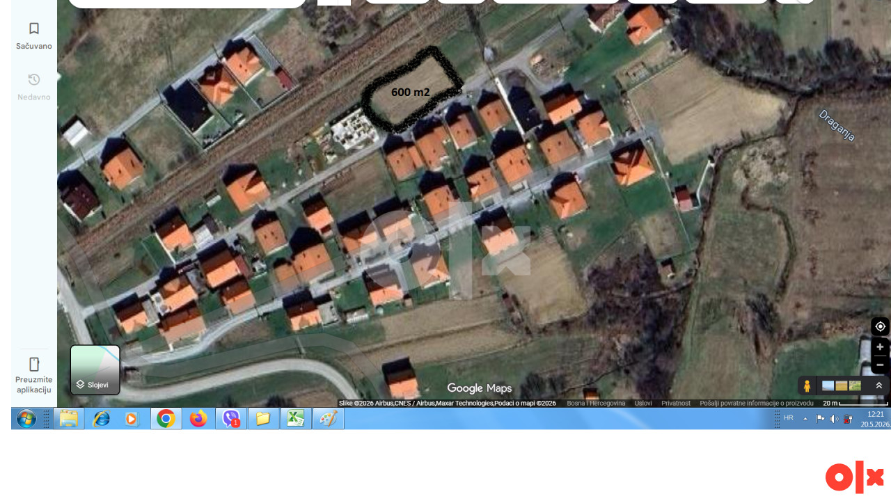 Zemljište Banovići, Ekonomija 600m2 2