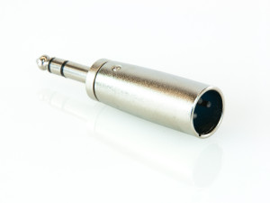 Adapter XLR M / banana 6.3 mm M mono Master Audio HY4844