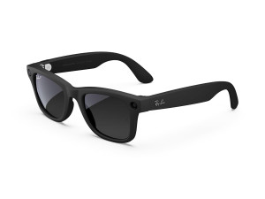 Ray-Ban Meta Wayfarer Gen1 Glasses with AI - Matte Black/Clear