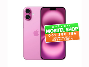 Iphone 16 128GB Pink - NOVO, GARANCIJA