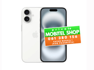 Iphone 16 128GB White - NOVO, GARANCIJA