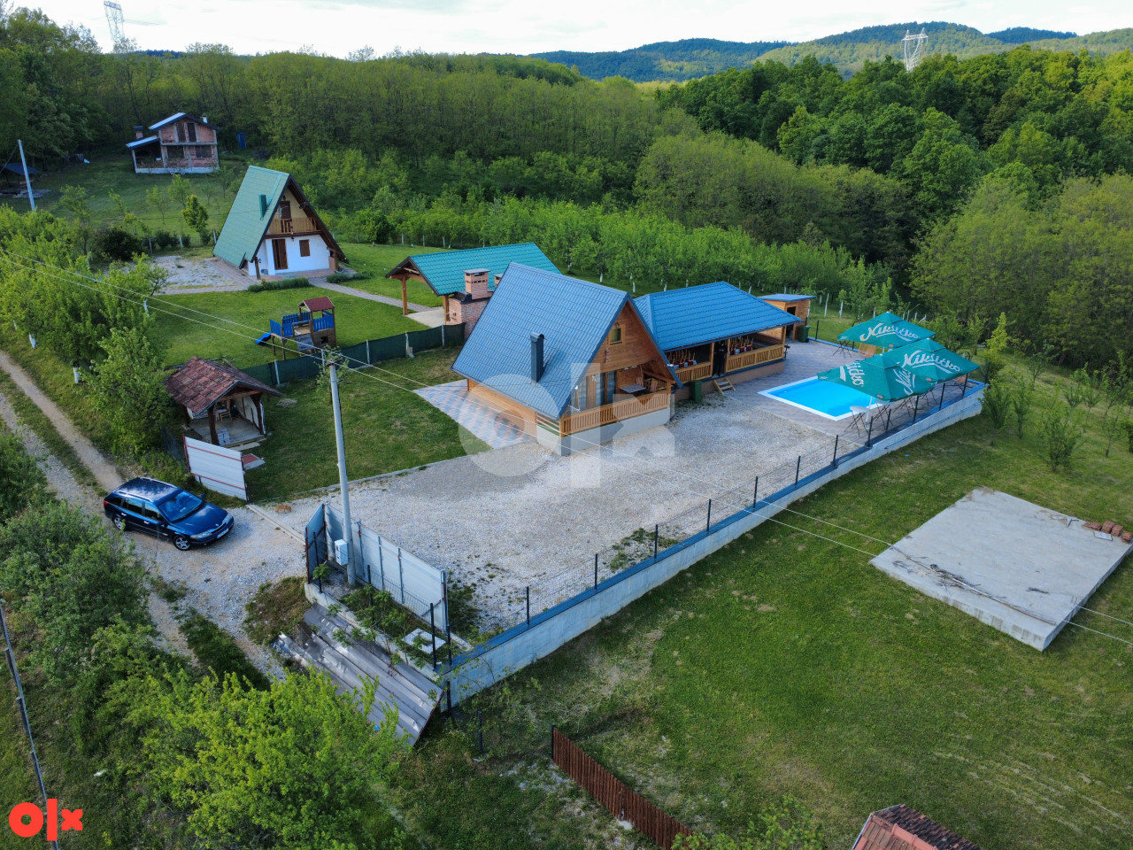Drvena Vikendica u prirodi sa bazenom Jablan - Laktaši 4
