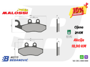 MALOSSI disk pločice Piaggio