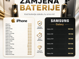 Ugradnja Baterija  Mobitel  (Apple /Samsung) Akcija!!!