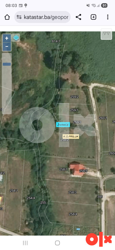 Zemljište Živinice 2970m2 2