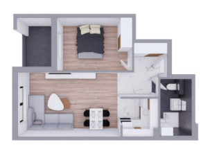 Stan u izgradnji 43m2 - Banja Luka