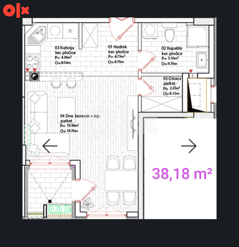 Odlični stanovi na Lušu preko puta Mog marketa 4