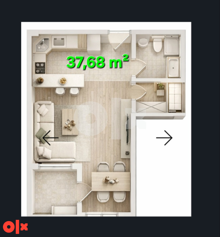 Odlični stanovi na Lušu preko puta Mog marketa