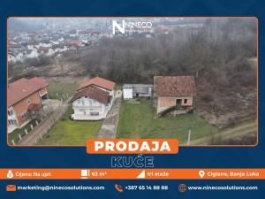 KUĆE SA ZEMLJIŠTEM - ŠARGOVAC - BANJA LUKA