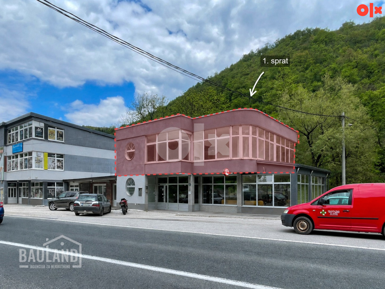 BAULAND/ Poslovni prostor 120m2/ Pored M17, Hadžići