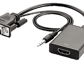 VGA to HDMI Konverter | Ulaz: VGA m + 3.5mm m| Izlaz: HDMI ž