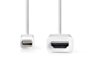Kabel Mini DisplayPort 1.2 M - HDMI M | 21.6 Gbps | 2.0 m