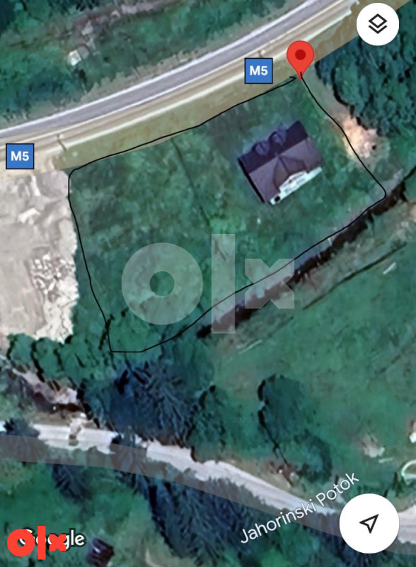 Plac 700m2, Jahorinski potok, uz magistralni put