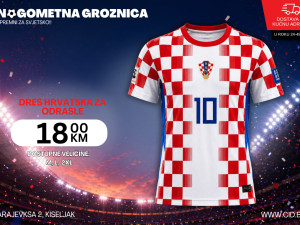 Dres Hrvatska za odrasle; Više veličina