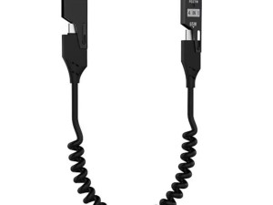 USB 4-u-1 Kabel | USB-A + Type-C | Lightning + Type-C | 65W