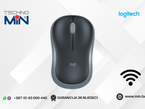 Logitech M185 Bežični miš 1000 DPI Swift Grey