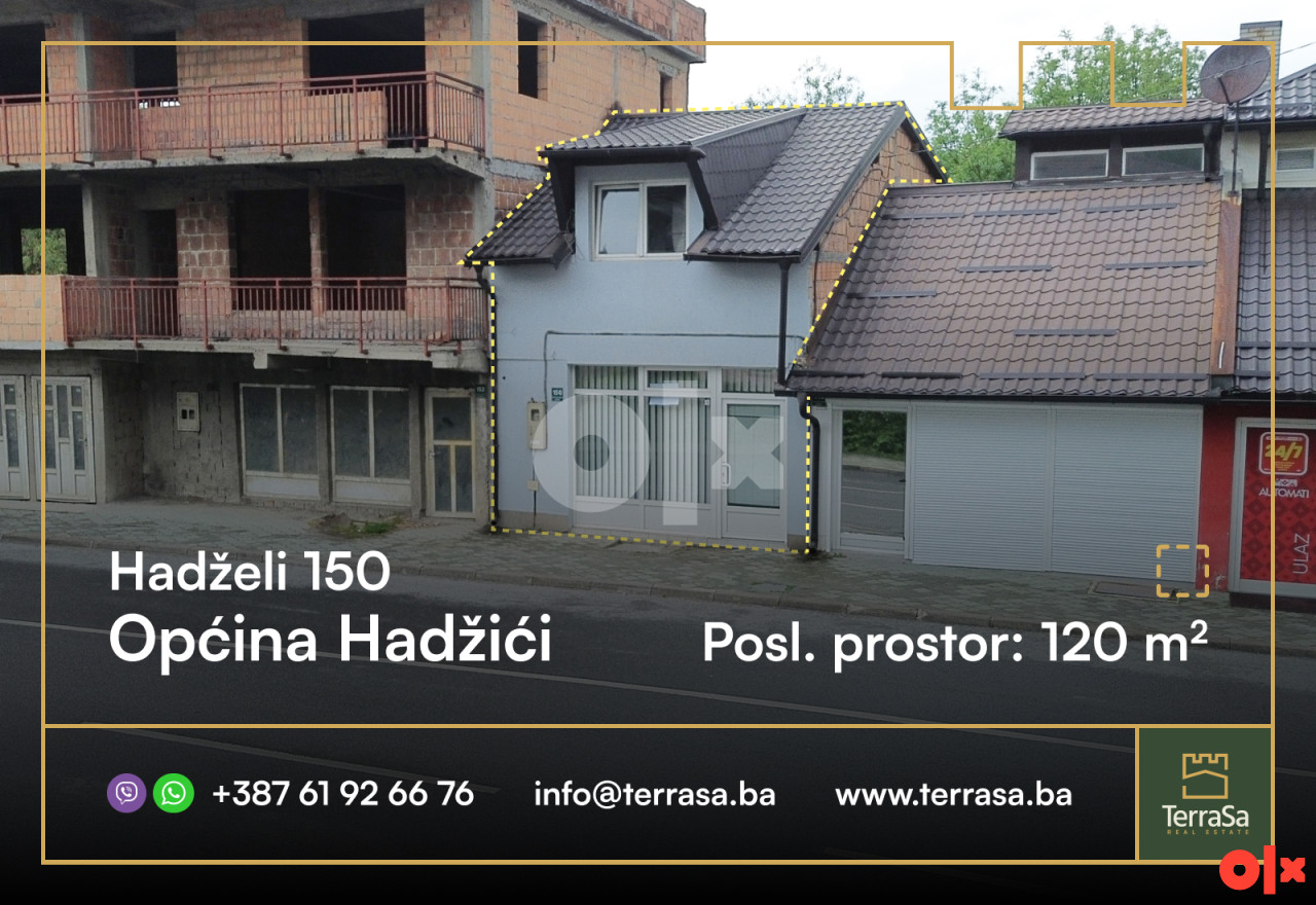 Poslovni prostor 120 m2/ Hadžići