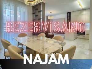 Iznajmljuje se LUX trosoban stan u centru grada