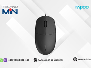 Rapoo N100 kablovski Ambidextrous miš R-18050 1600 DPI, Black