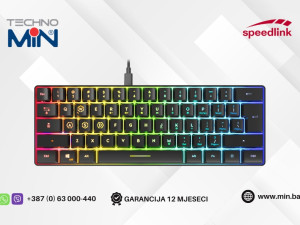Speedlink LETOS RGB 60% Gaming tastatura SL-670014-BK-US, Black