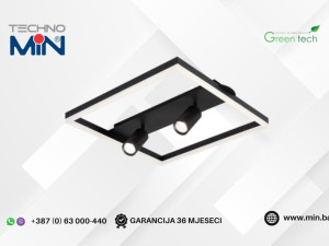 GREEN TECH dekorativna stropna svjetiljka CUBO-2 + 2xSPOT GU10