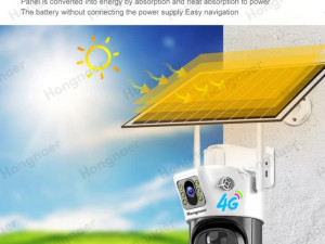 Solarna Kamera 4G Bezicna Wi Fi Wifi Kamere Za Video Nadzor PTZ