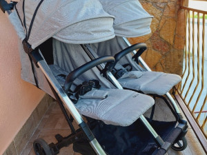 DJECIJA KOLICA ZA BLIZANCE dupla  CAM  GEM (0-22 kg) skoro NOVA