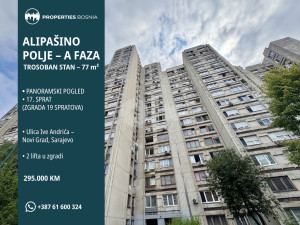 Trosoban stan - Alipašino Polje