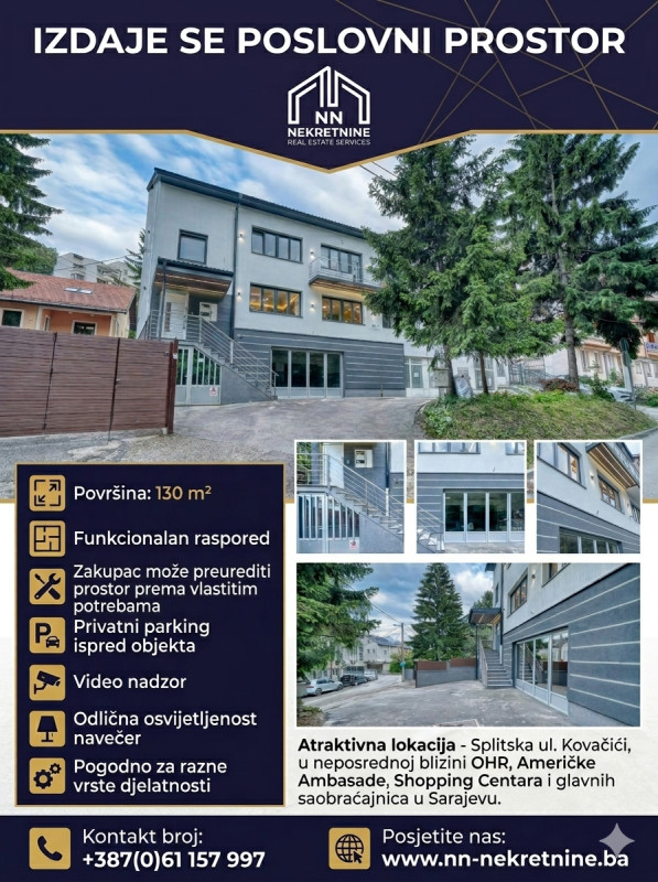 NN Nekretnine : Poslovni prostor 130m2 - Kovačići - Splitska
