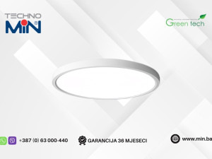 GREEN TECH LED Plafonjera 24W 4000K 2400lm FI 30cm IP40 White