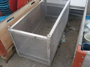 INOX KORPA 110x50cm
