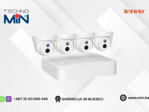 Tenda 4-kanalni PoE HD Video nadzor set snimač NVR + 4 kamere 4MP