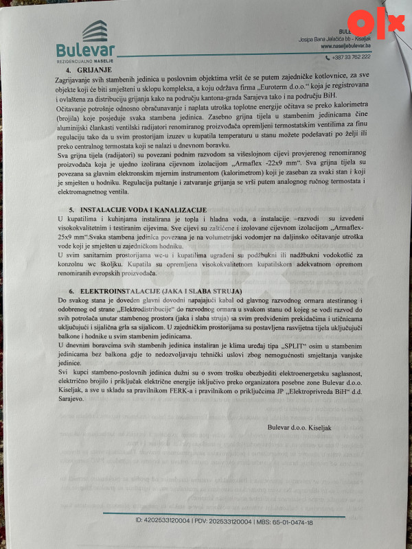 Cetverosoban stan sa balkonom - Bulevar Stup 19