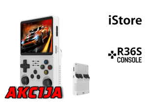 R36S Retro Gaming Konzola 64GB - 15.000+ Igara (R36) - AKCIJA