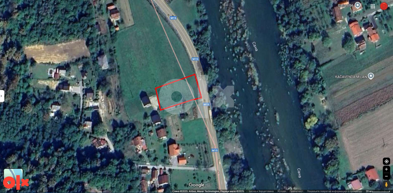 Zemljište Zecovi, Prijedor 1000m2