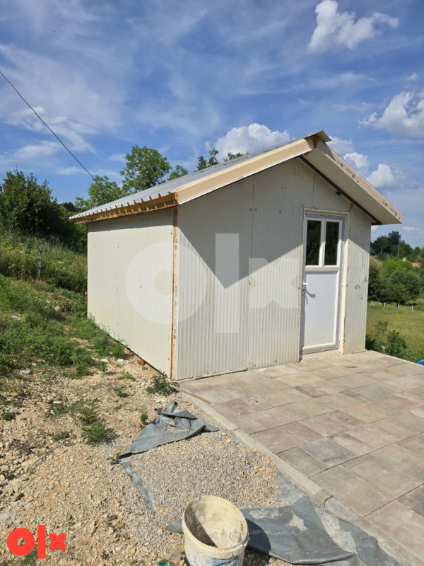 Montažni stambeni objekat kontejner garaža šupa ostava 12m2