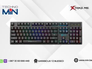 X-Trike Me KB-280 Gaming Membranska tastatura Rainbow, Black
