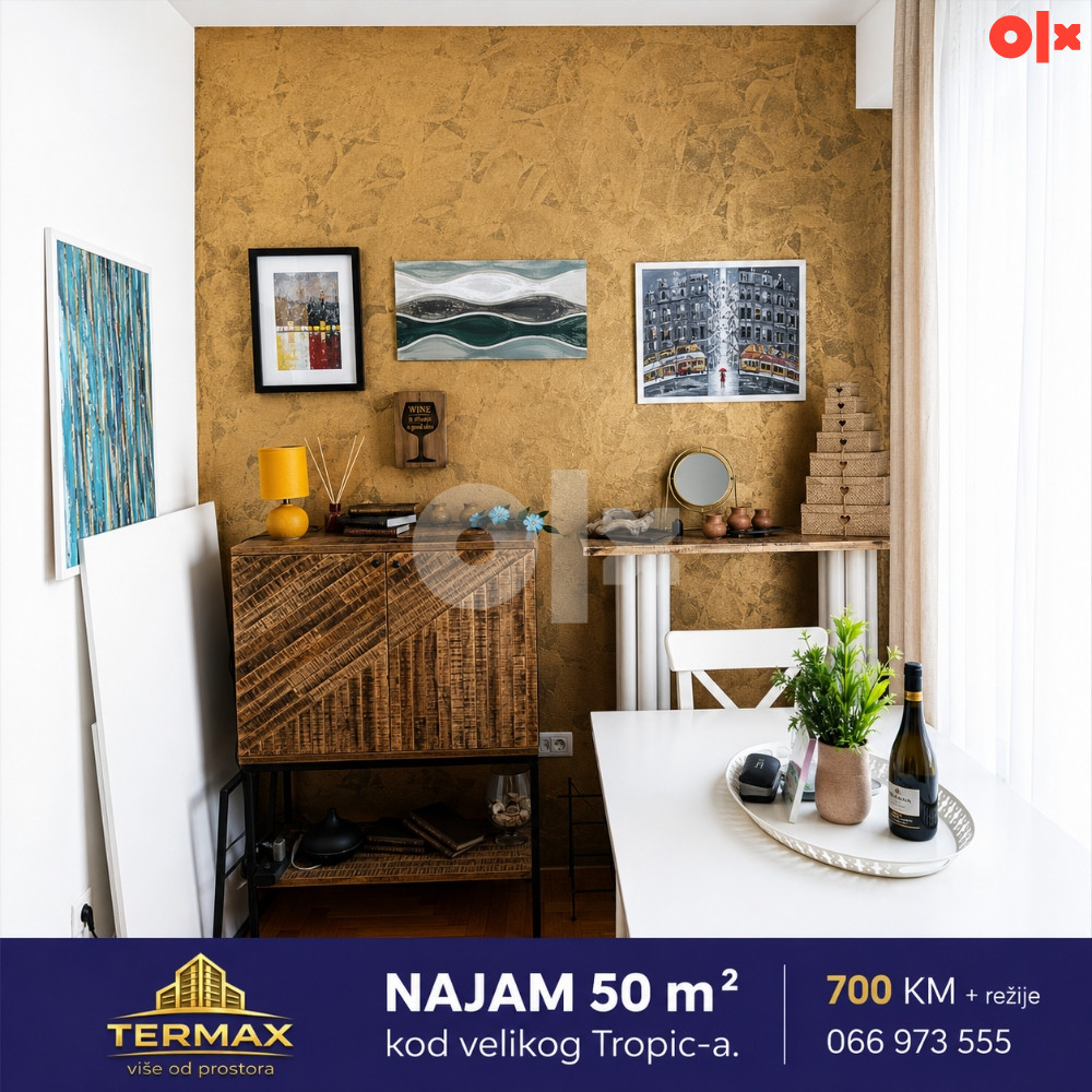 NAJAM 50 m2 kod velikog Tropic-a 2