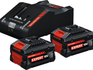 BOSCH EXPERT 2 baterije EXBA18V-80 18V 8Ah + punjač EXBA 18V-80